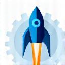 実行フェーズを示す歯車とロケットのアイコン